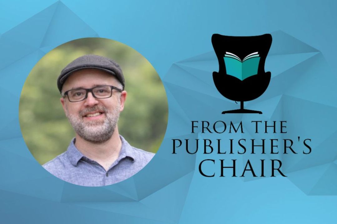 Joshua Tallent in the Publisher's Chair