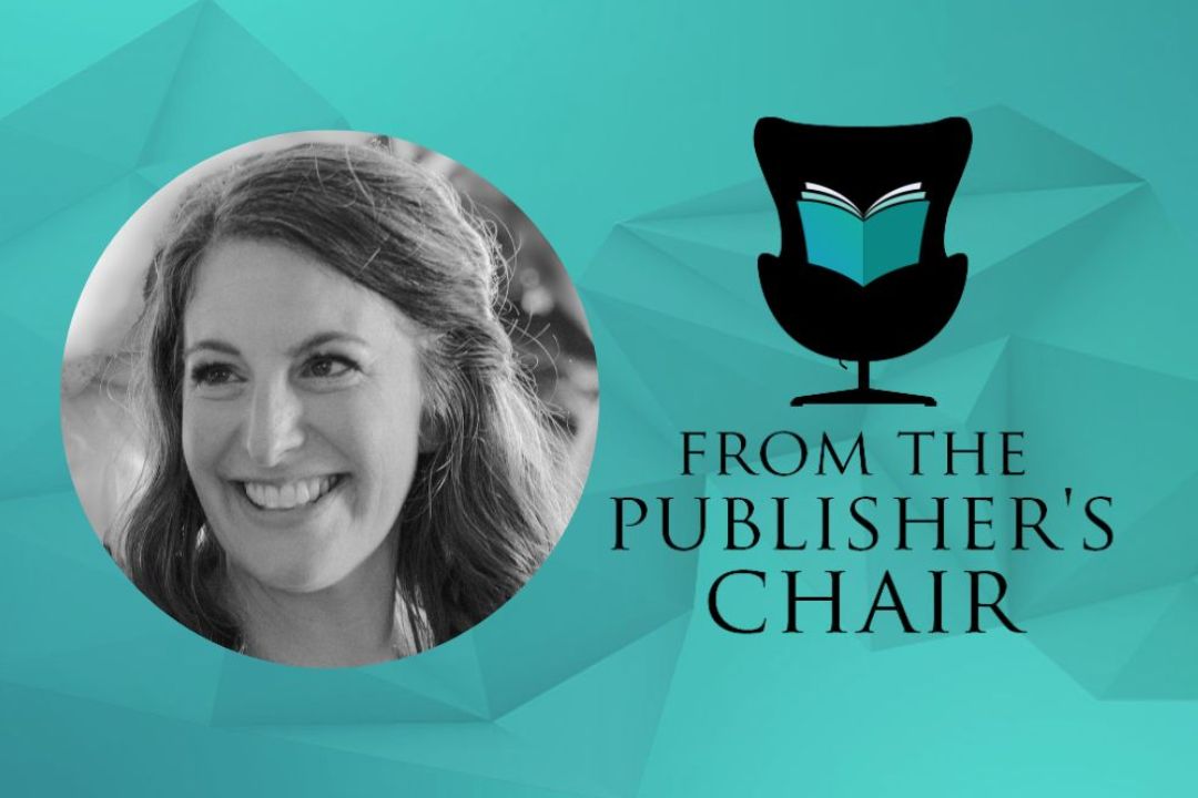 Lindsey Lochner in the Publisher's Chair