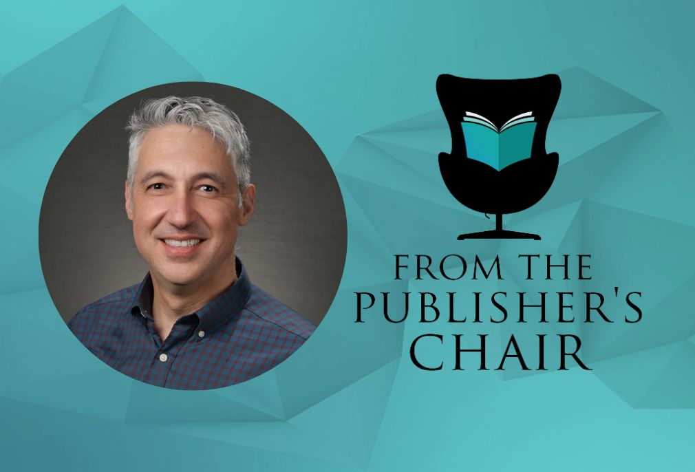 David Marlin in the Publisher's Chair