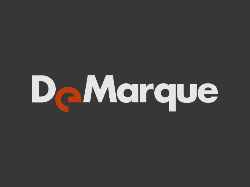 DeMarque logo on a black background