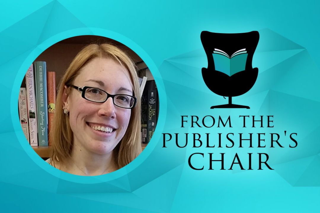 Alexandra Nicolajsen in the Publisher's Chair