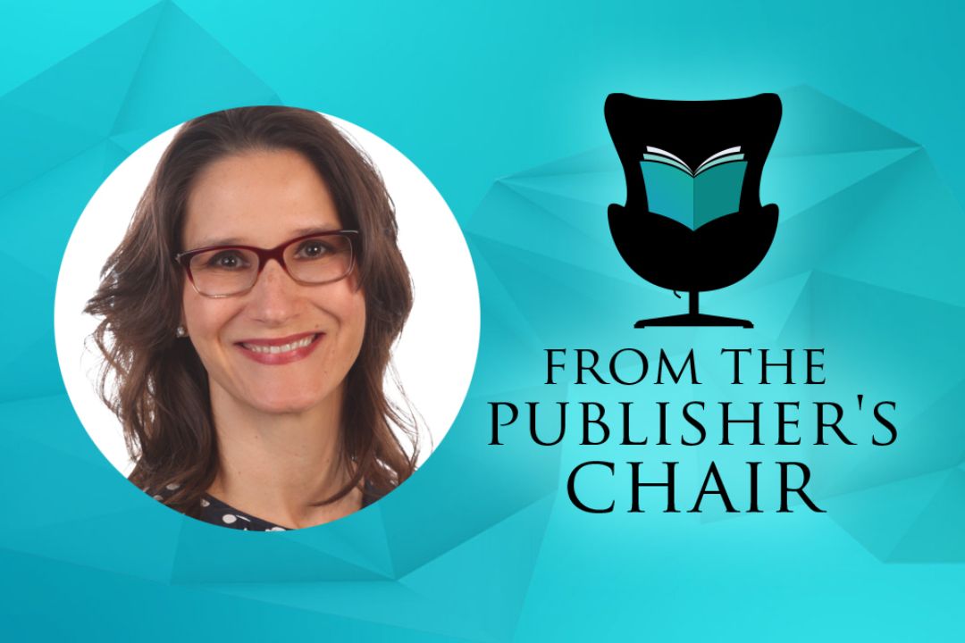 Angela Bole in the Publisher’s Chair