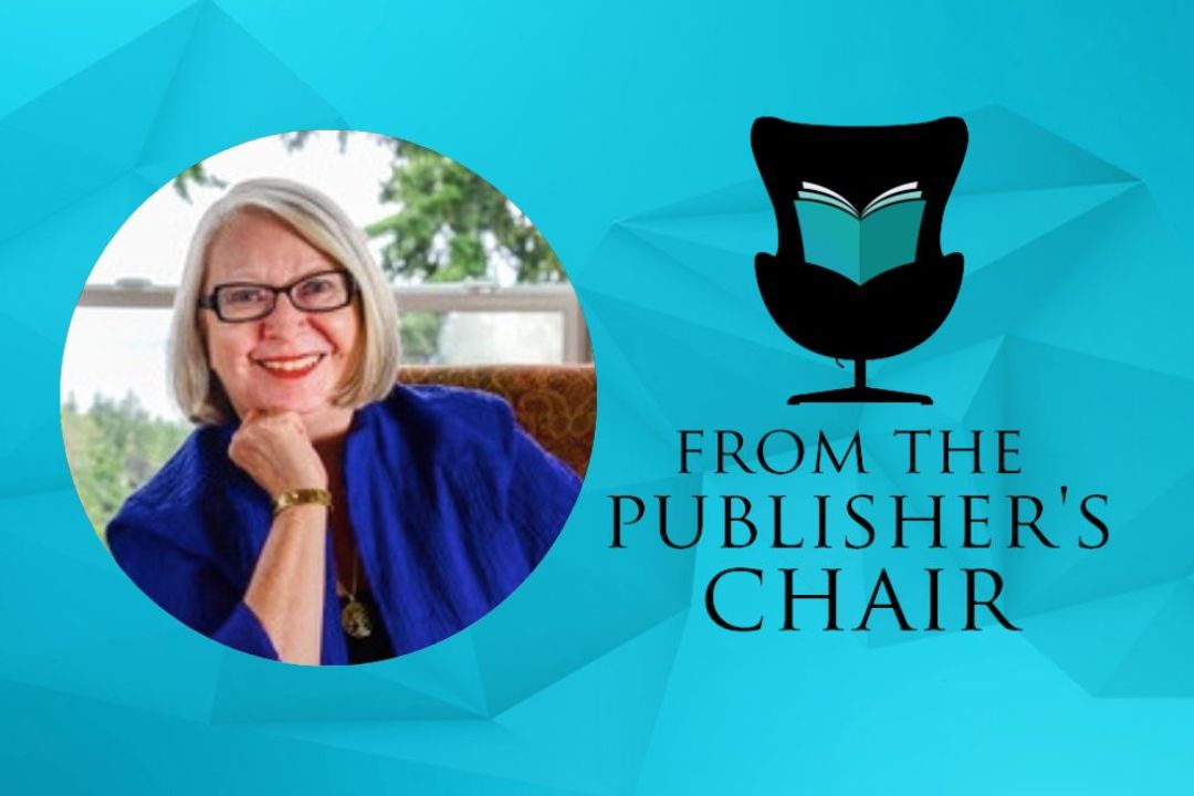 Beth Lewis in the Publisher's Chair