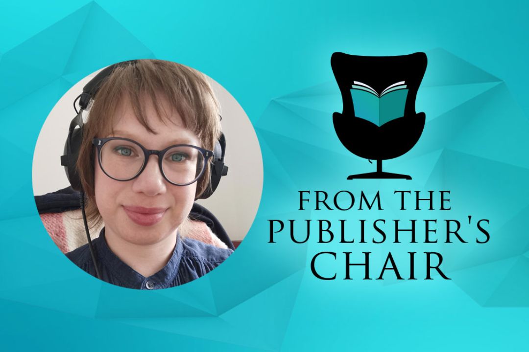 Emily Orford in the Publisher’s Chair