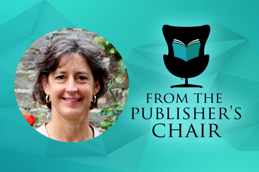 Louisa Symington in the Publisher’s Chair
