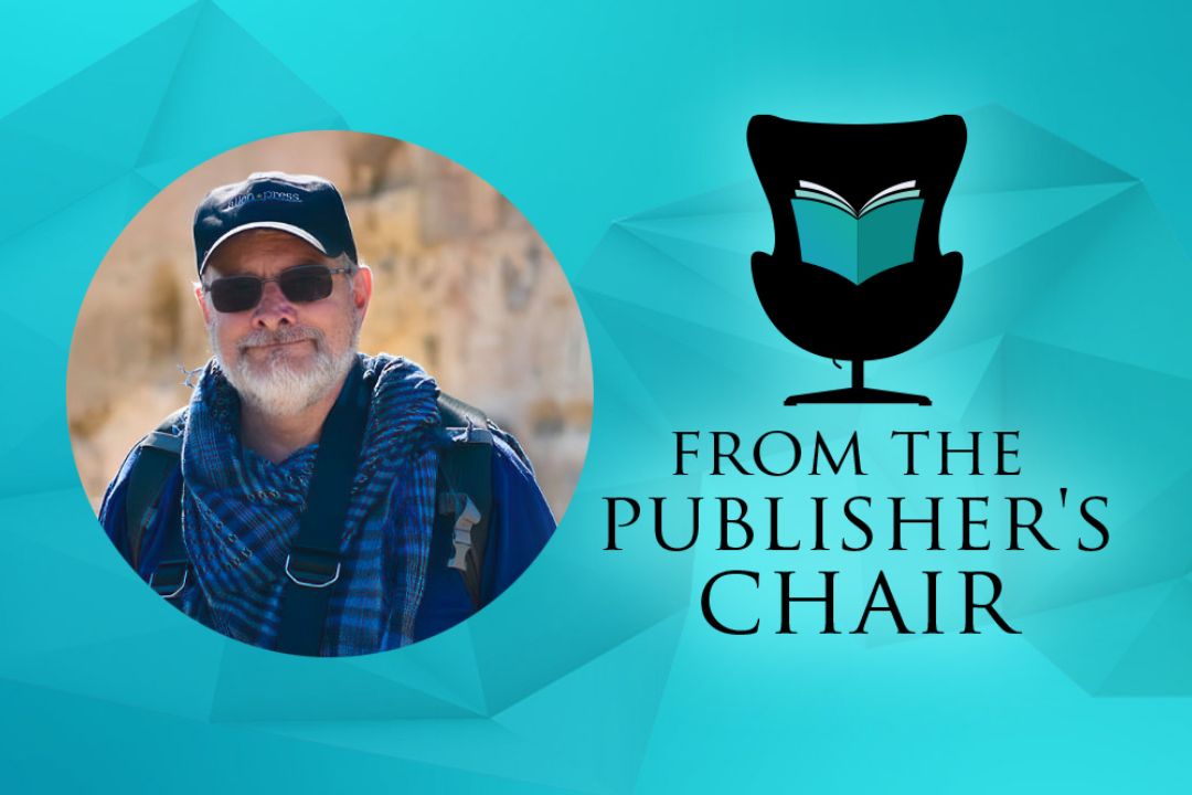 Nigel Fletcher-Jones in the Publisher’s Chair