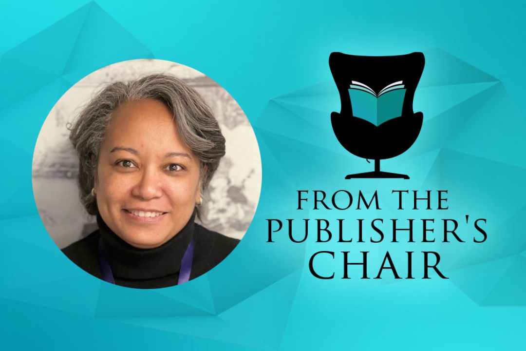 Valarie Guagnini in the Publisher’s Chair