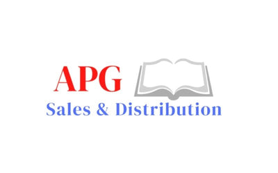 APG Sales & Distribution logo with a book icon on a white background