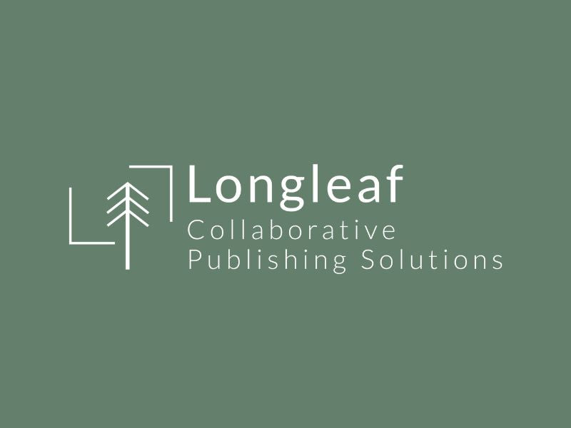 Longleaf Collaborative Publishing Solutions logo on a green background