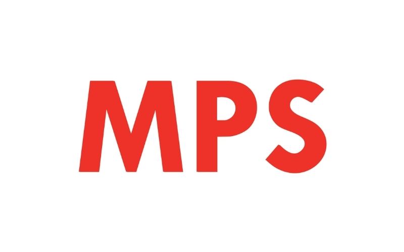 Red 'MPS' logo on a white background