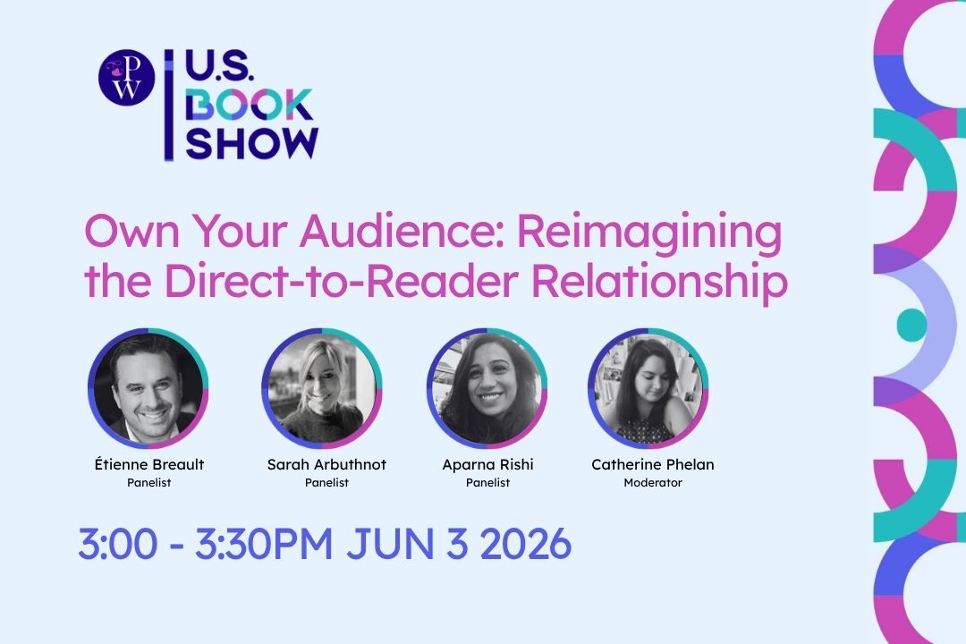US Book Show invitation with text about the D2C relationship.