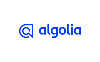 Algolia logo on a white background