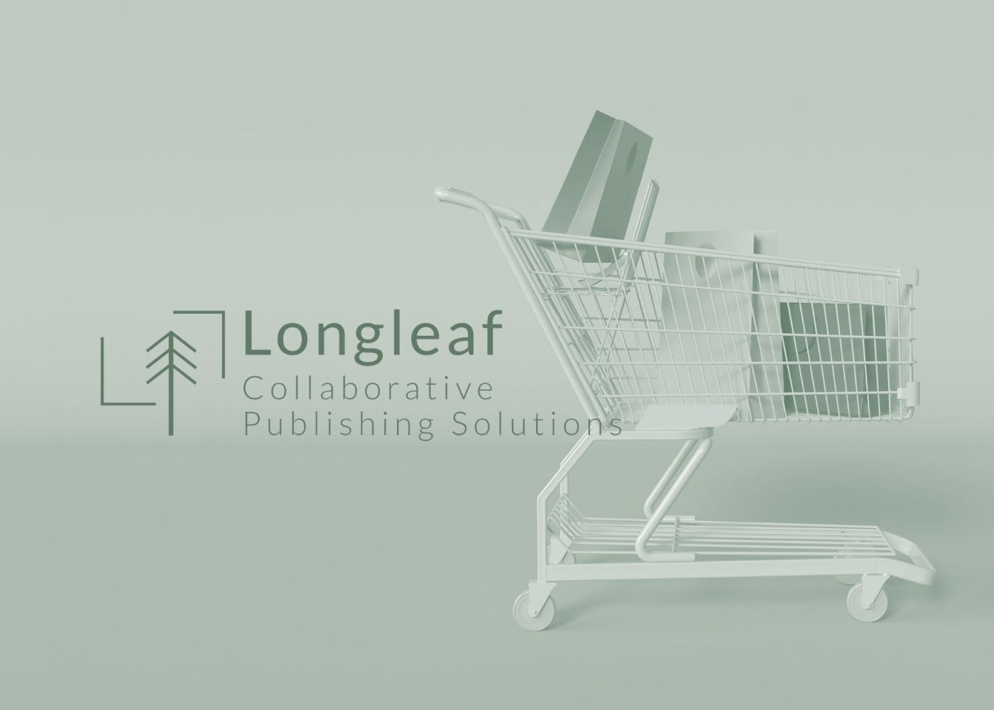 shopping cart with longleaf logo