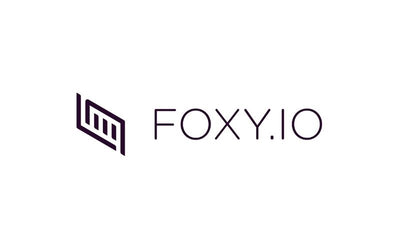 Foxy.io logo on a white background