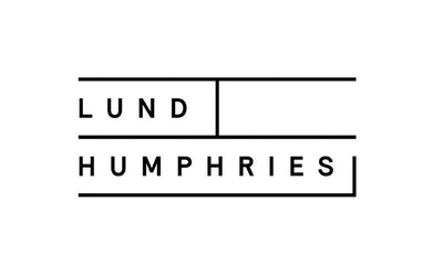 Black and white logo of Lund Humphries on a white background