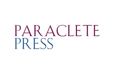 Paraclete Press logo in purple and blue on a white background