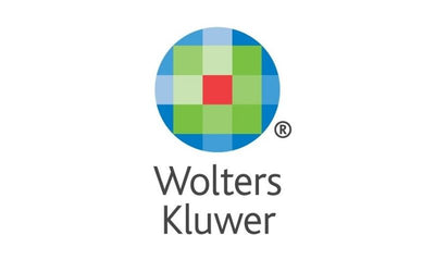 Wolters Kluwer logo with a colorful circular design on a white background